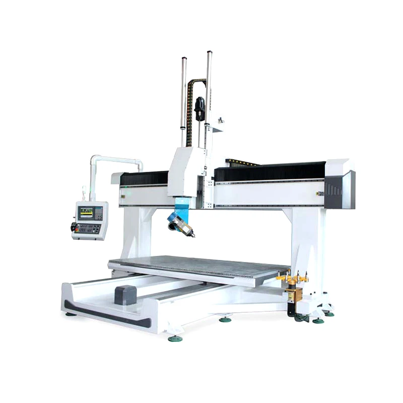 5 Axis Wood Cnc Router Machine for 3d 4d 5d Works Art Statue Wood Carving 5 Axis Cnc Price