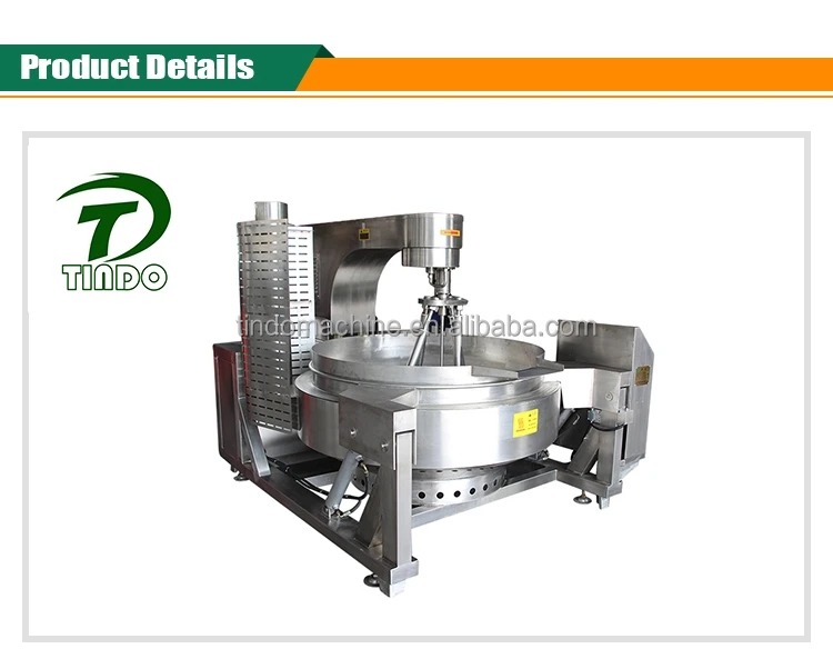 China Automatic Stirring Jacketed Mixer Curry Chili Bean Paste Cooking Pot Electric