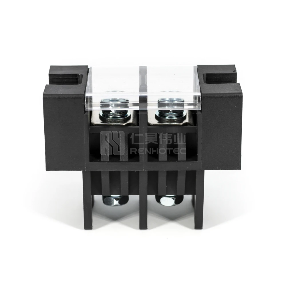 Panel Feed Through Terminal Block 2 Pin 100a 600v 38mm Surlok Plus 12 Volt Dc Battery Pack Connector
