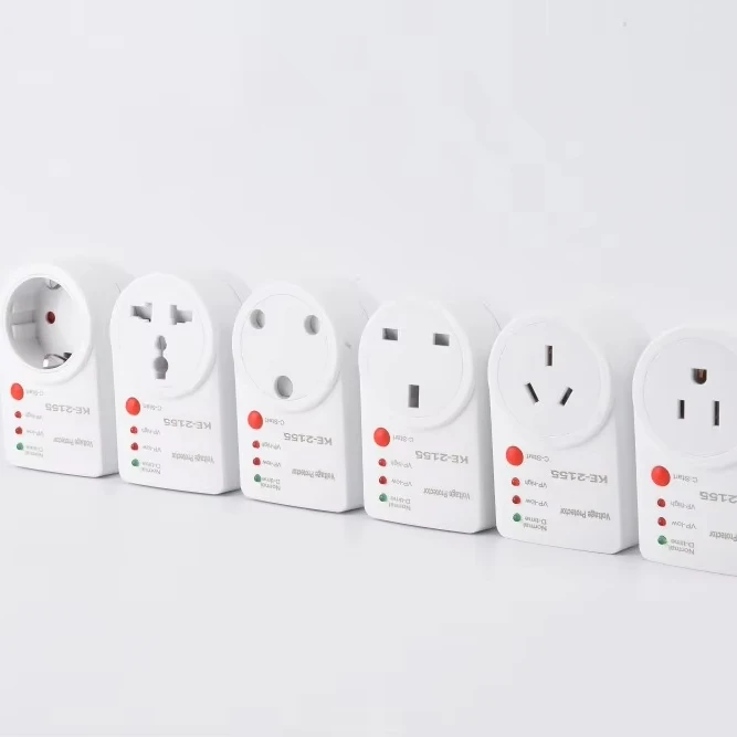 High Quality 220V Single-Phase Copper Protection Sockets Factory-Supplied for 10 Years with 2 National Standards for AC Current