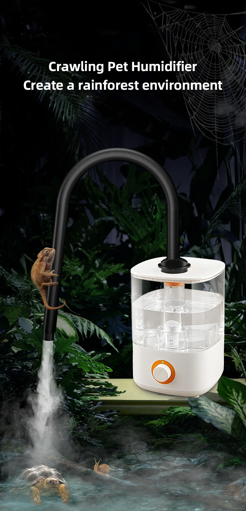 Tropical Pet Pet Air Humidifier Tropical Plant Humidifier Lizard Frog