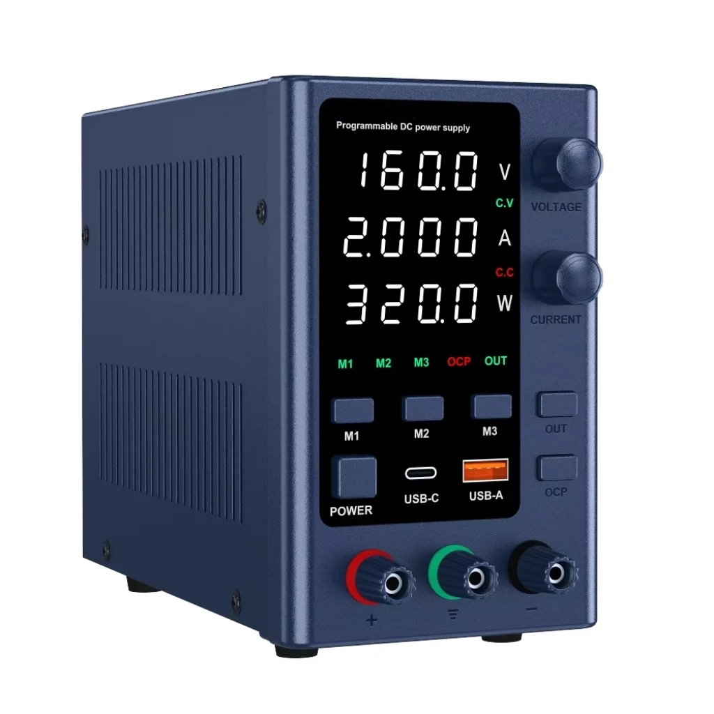 SUSWE Adjustable DC Power Supply - 300W, 0-120V, 0-3A