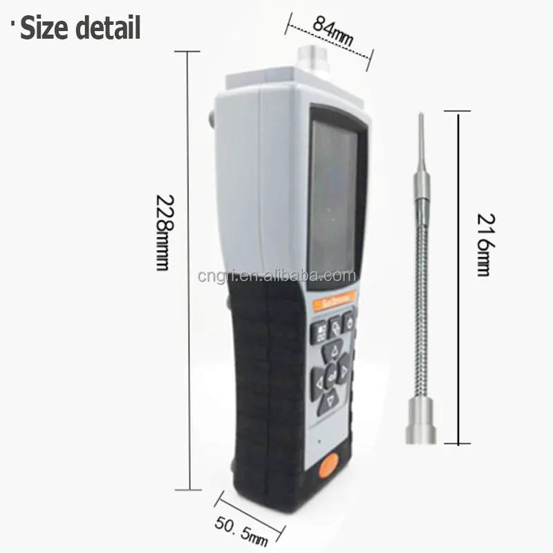 C2H4 Ethylene Portable Gas Leak Detector for Fruit Mutual test Monitor to Keep Fresh