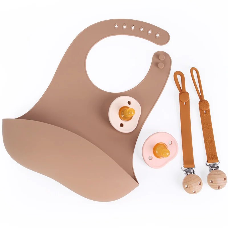 Smart Baby Silicone Sooth Pacifiers Latex Free for Baby With Clip
