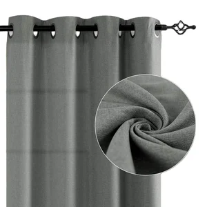 New Linen Look Blackout Curtains Home Bedroom Blackout Curtains For The Living Room