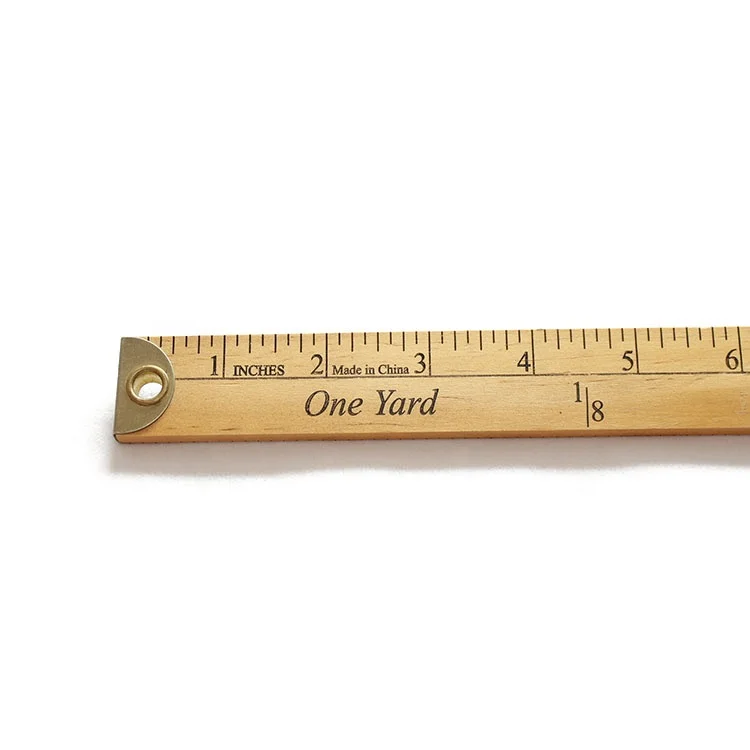 The Teachers' Lounge®  Wooden Meter Stick Ruler, Natural Wood, 36 Inches