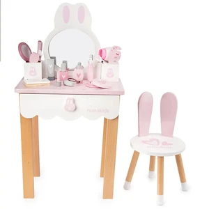 Children's Simulated Dressing Table Princess Makeup Table Every Home Wooden Toy Girl Children's Birthday Gift
