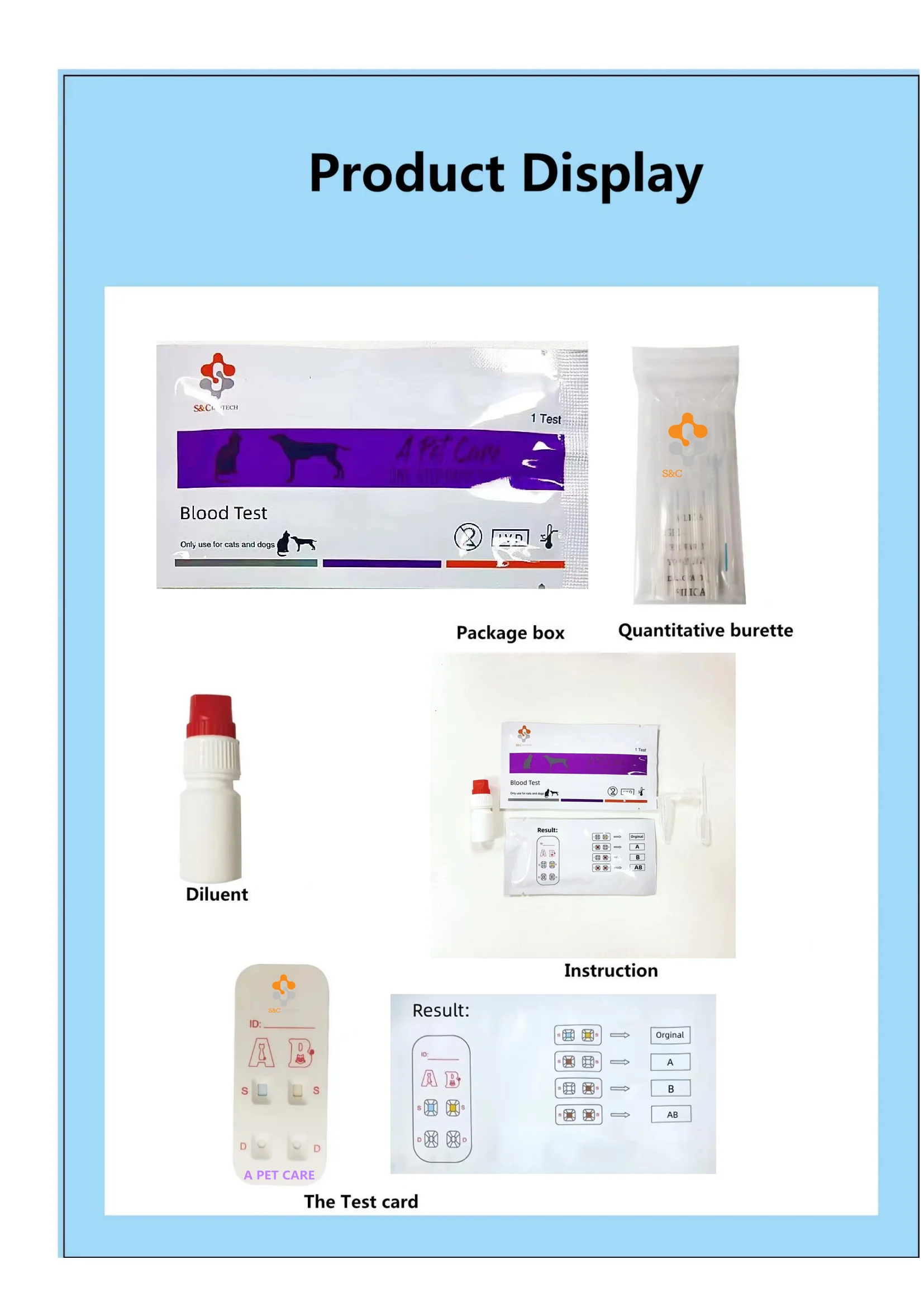 Cat Blood Typing Test Kit Feline Blood Typing Test Kit 8 Disease Buy