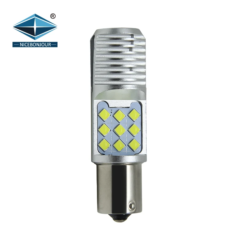 Сигнал поворота для мотоцикла 3030 18SMD 12 В Foco 1156 1157 3156 3157 7440 Led