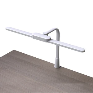 2026 New Desk Accessories Eye-Caring LED Desk Lamp with Clamp, Gesture Sensor&5 Brightness Adjustment for Work and Study