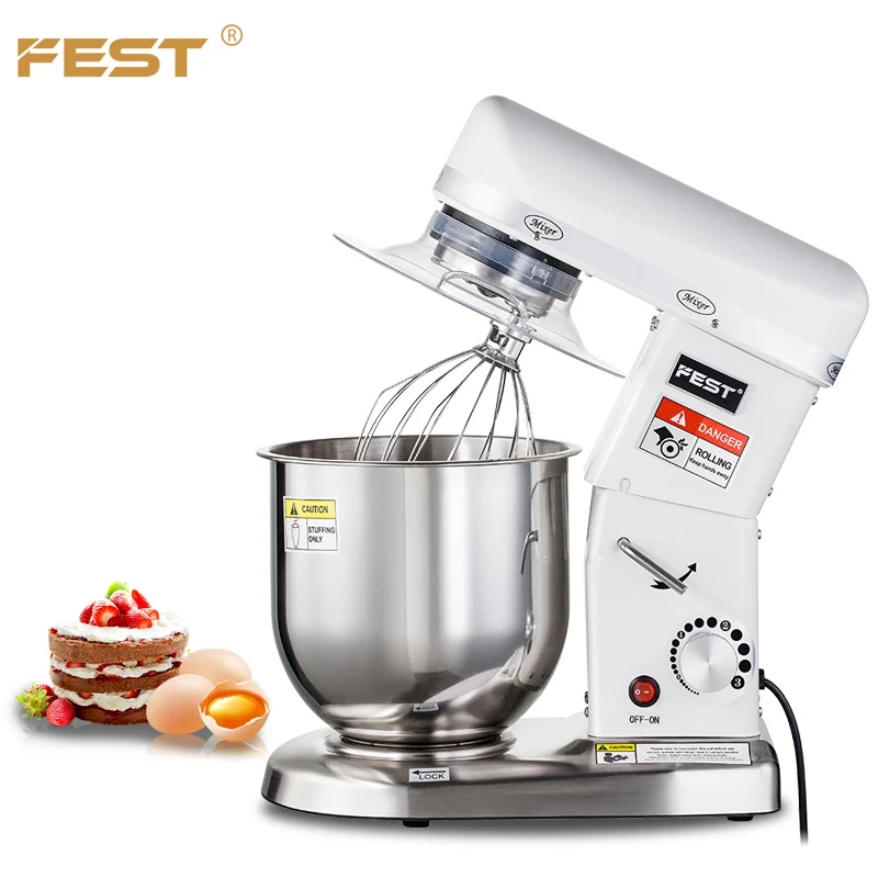 FEST Snack Machine 7L Commercial Food Mixers Automatic Electric Bakery Dough Mixer Equipment