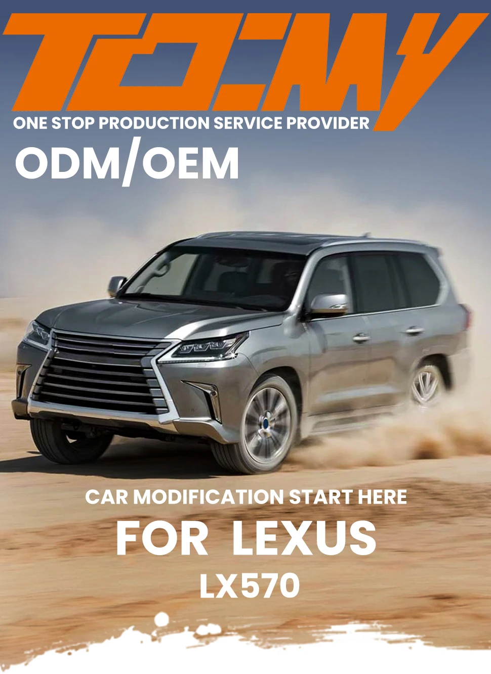 TDCMY Auto Spare Parts Bodykit Car Body Kit Bumper Spoiler Grille for Lexus LX570 2016 2017 2018 2019 2020 supplier