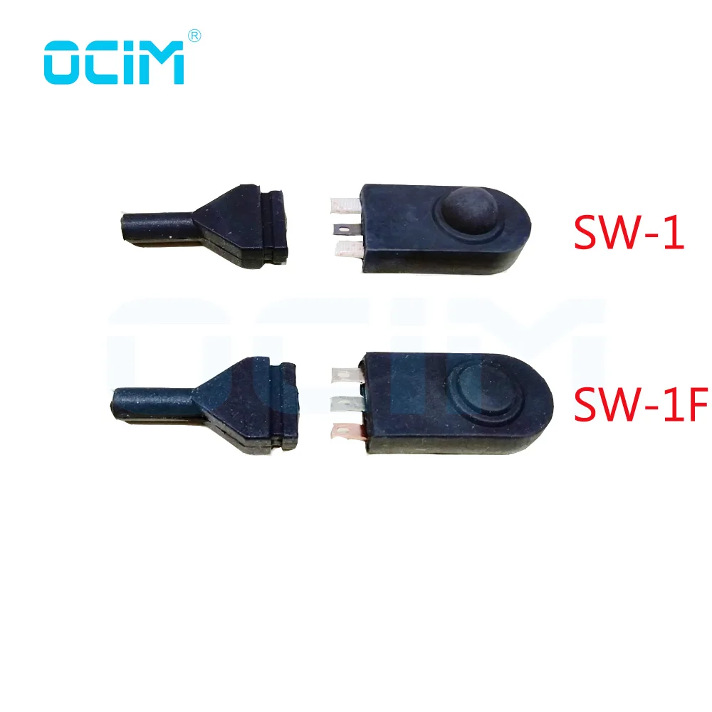 OCIM Tig Welding Torch Flat and Bulbus Single Trigger Switches Model SW-1 Black With/Without Cable