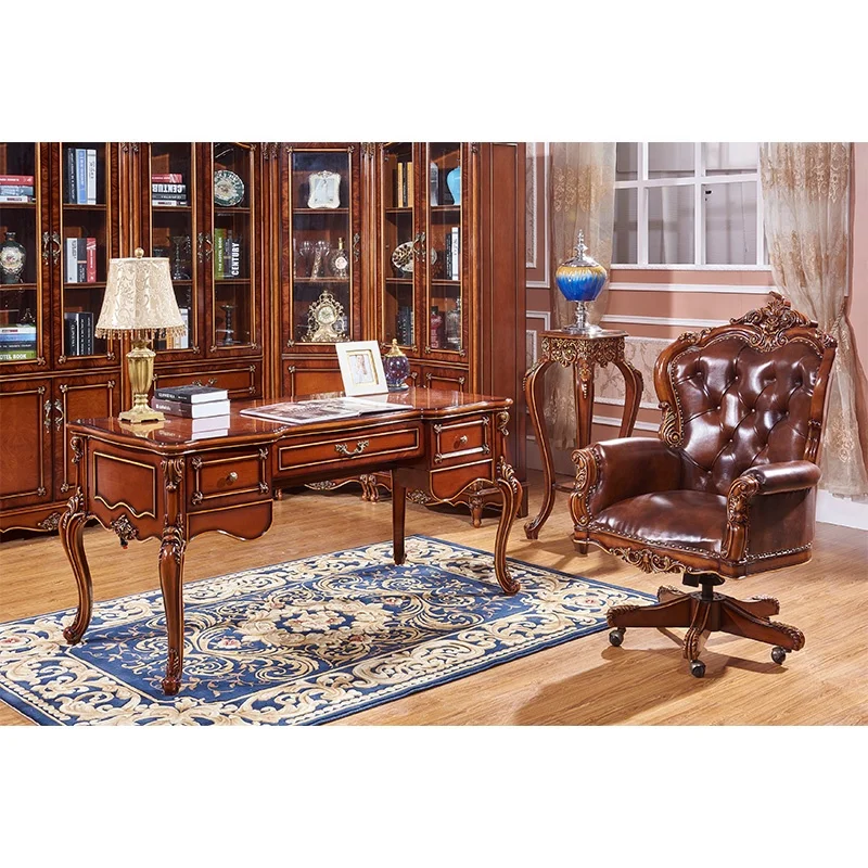 Creative Classic Luxury Antique Real Solid Wooden Executive Office Desk For  Sale - Buy Executive Office Desk,Antique Executive Office Desk,Wooden  Executive Office Desk Product on 