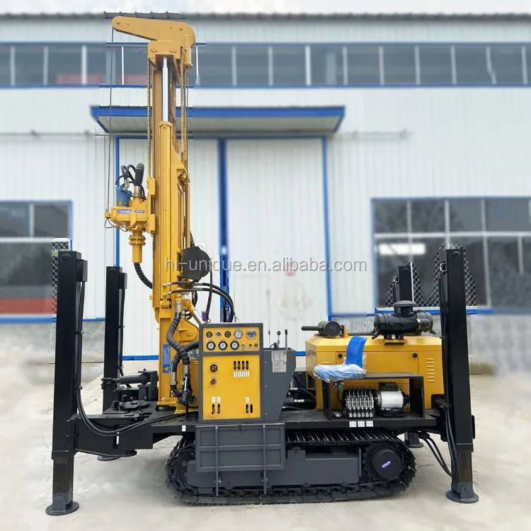 Cheap Multifunctional 180m Crawler Type Shallow Water Well Drilling Rig Machine