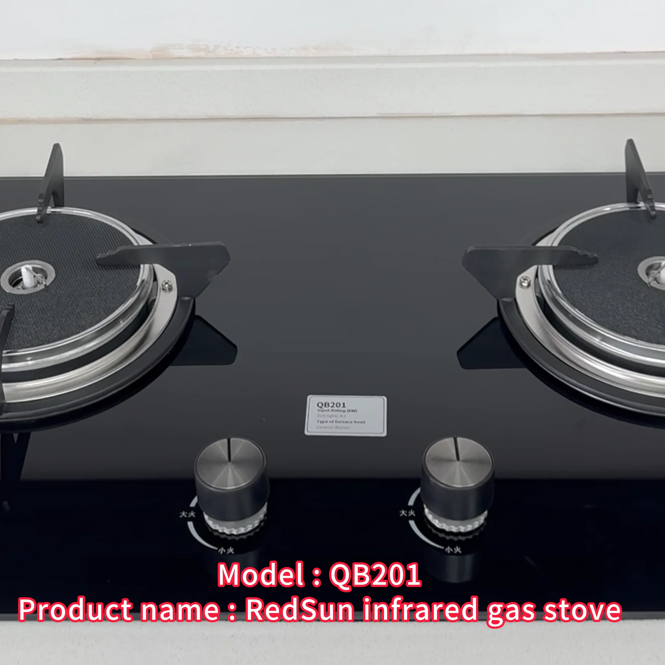 Glass Top Gas Stove Electric Stove Builtin To The Countertop Kitchen