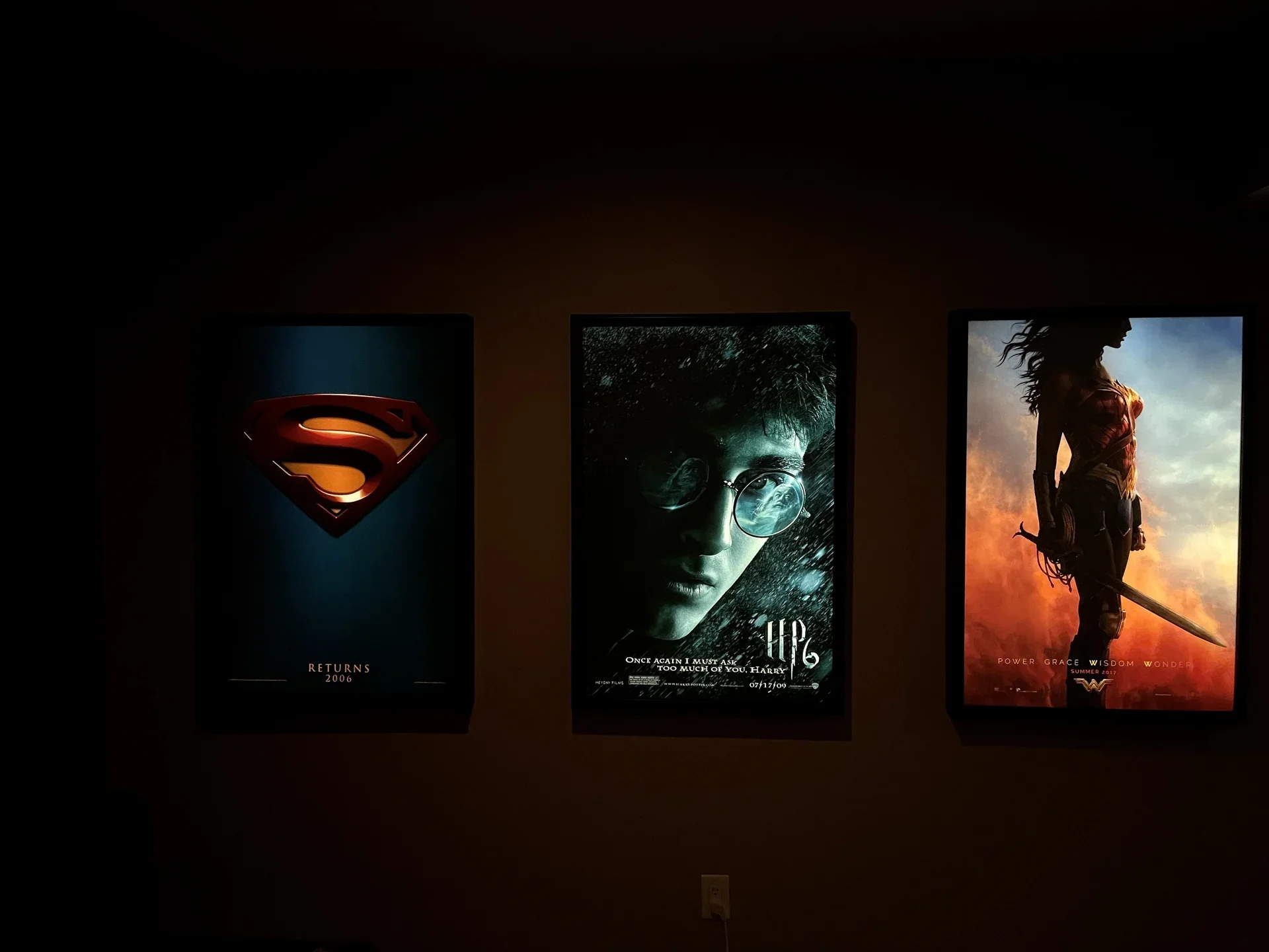 Wall Mount Advertising Aluminum Lightbox Frame Movie Posters