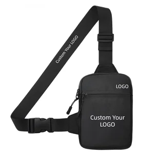 Custom Cell Phone Purse Small Crossbody Chest Sublimation Print Sling Unisex Messenger Nylon Shoulder Side Bag Small Bag For Men