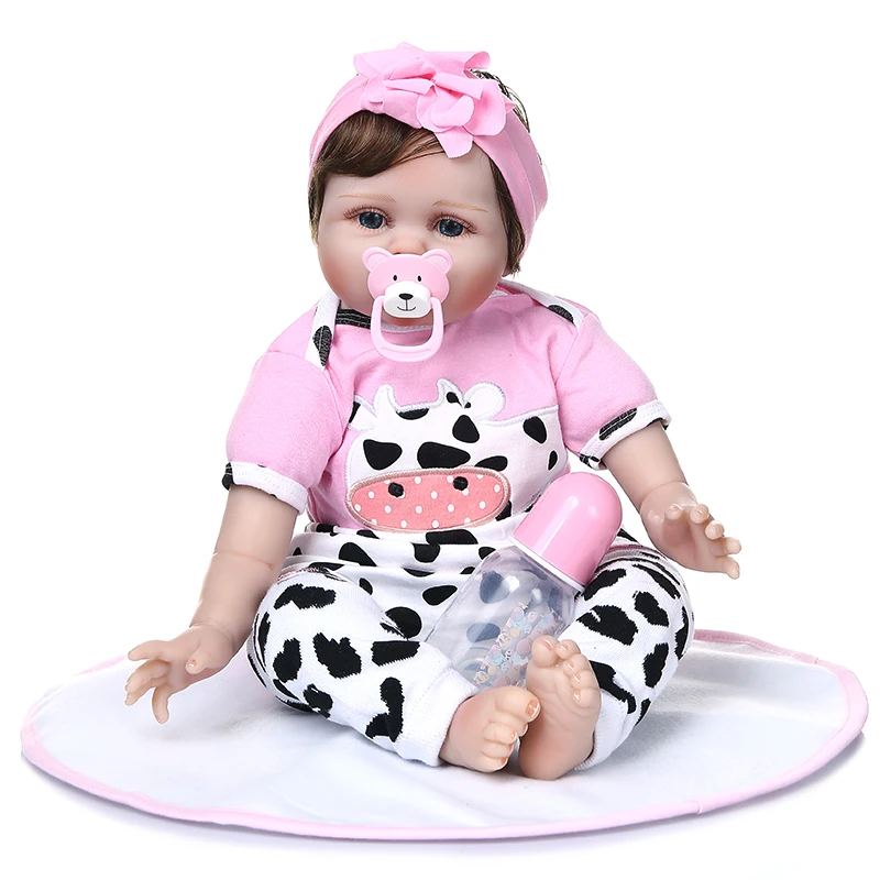 55cm Lovely Girl Pinky Reborn Baby Doll Lifelike Soft Silicone Flexible Touch Adorable Real Newborn Baby Size Cuddely Baby Doll Buy Silicone Reborn Baby Dolls Reborn Baby Doll Cloth Boby Doll Toy Product