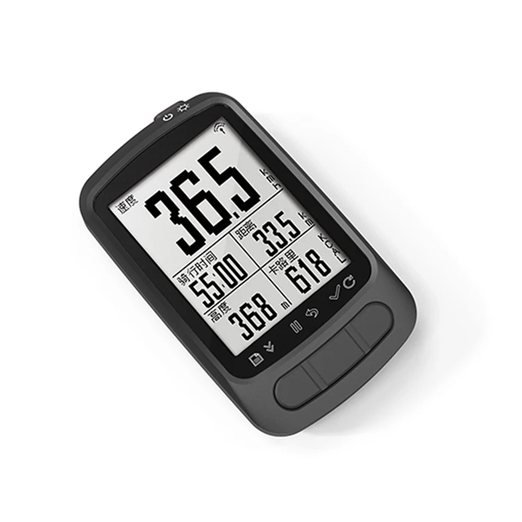 Перезаряжаемый GPS велосипедный компьютер ЖК-экран поддержка телефонных звонков текстовые