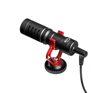 BOYA by MM1 on Camera Shotgun Video Microphone Mini Recording Vlogging Mic for DSLR Camera iPhone Android Smartphone Mac Tablet detail image