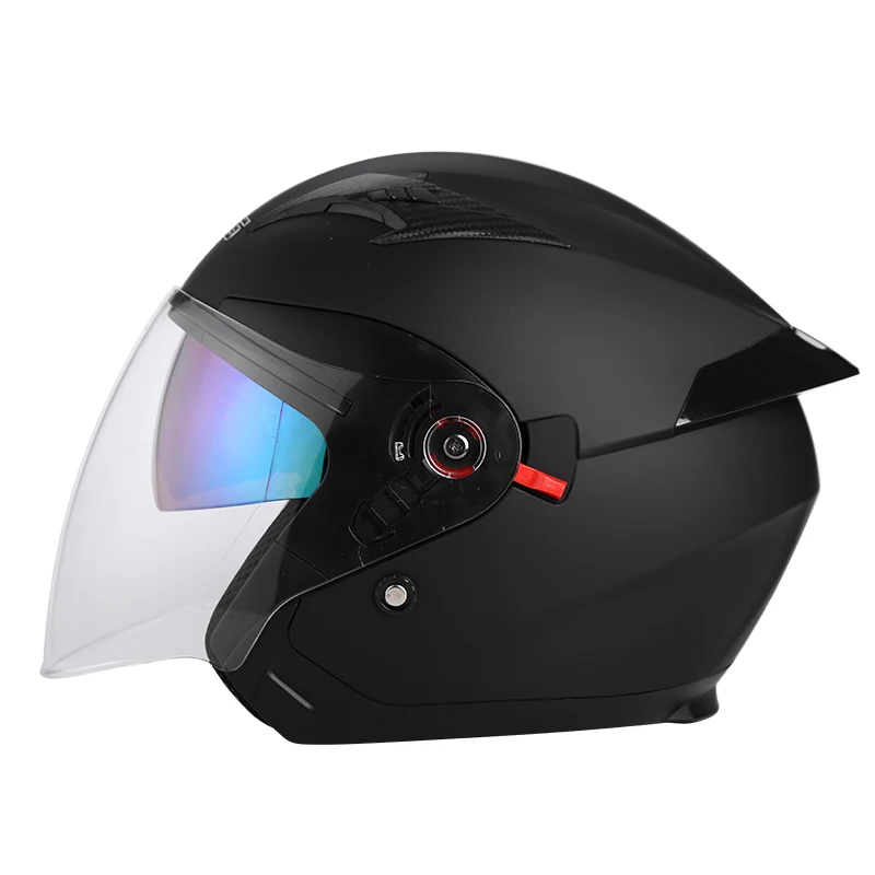 New Open Face Helmet Skull Motorcycle 