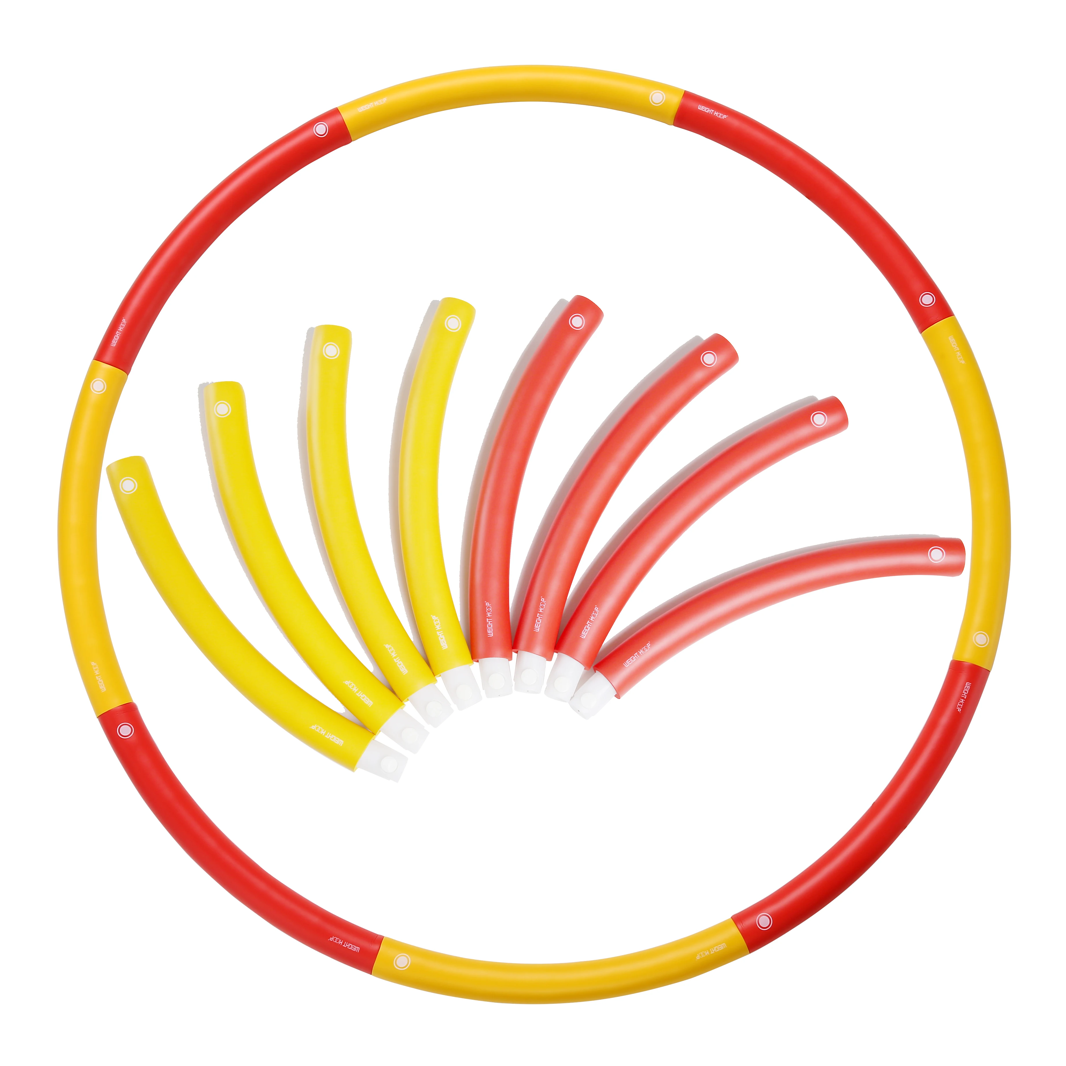 Eco lb Weighted Hula Hoops Plastic Hulla Hoop Sport Equipment - Main Image