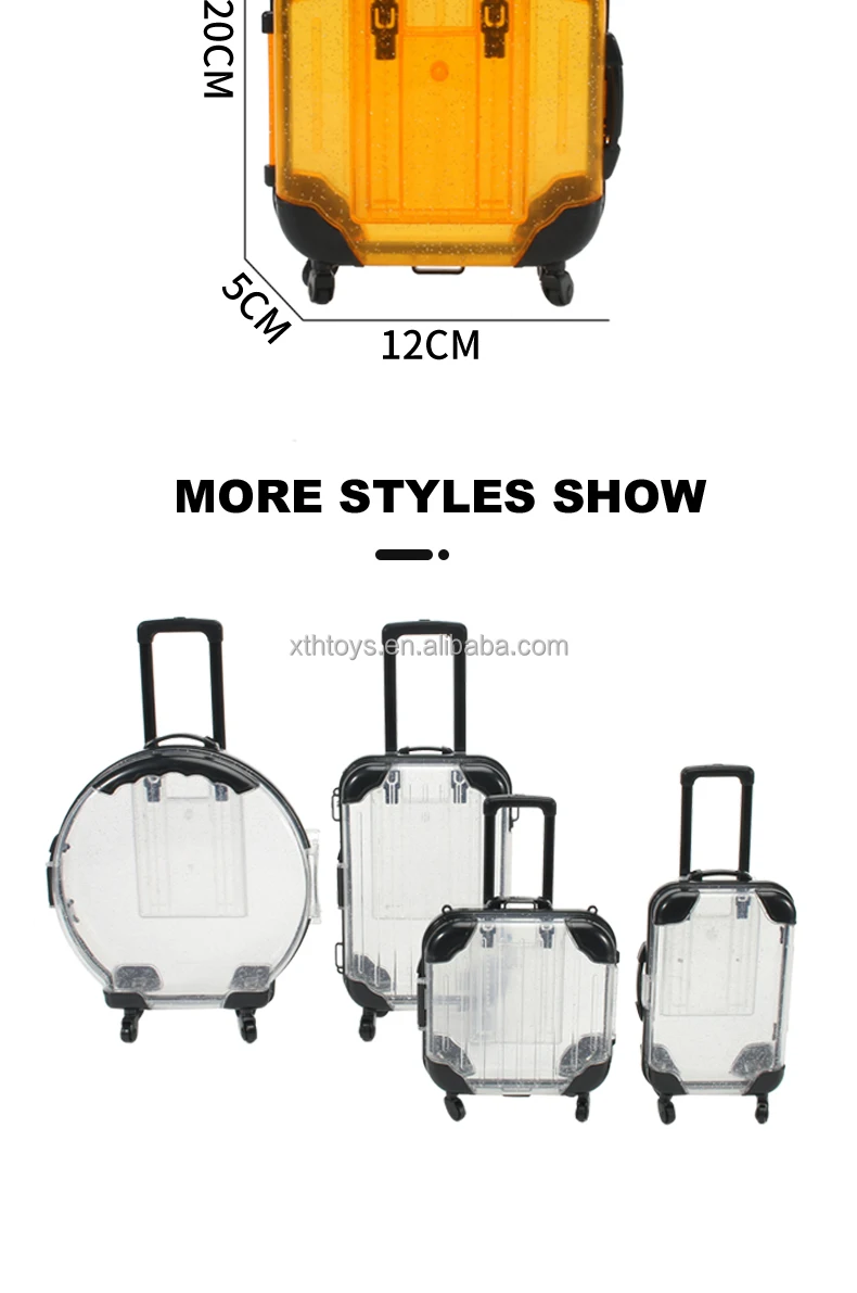 New Arrival Mini Suitcase Square Mini Suitcase Box With Glister Plastic