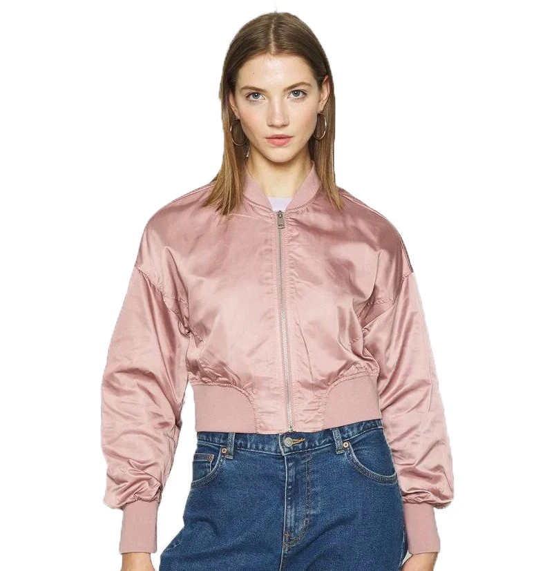 bomber jacket crop top