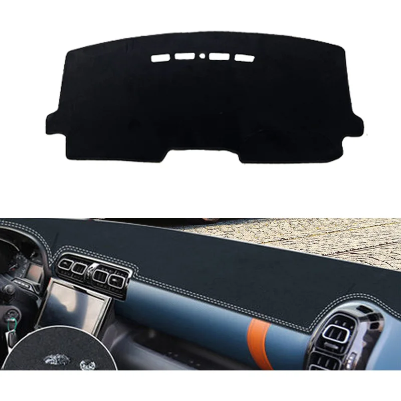 カーインナーダッシュボードカバーサンシェードセンターコンソールダッシュマット滑り止めカーペットパネルパッドアクセサリー、アウディA 並行輸入品 : カーインナーダッシュボードカバーサンシェードセンター