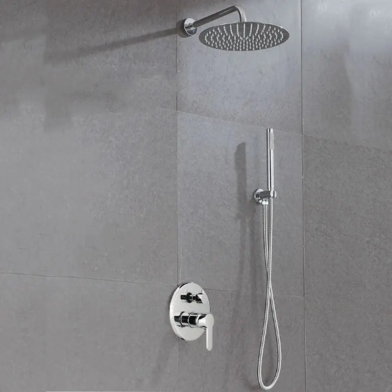 Cheap Shower Mixer Concealed Diverter Bathroom Shower Set Faucet 2 Way
