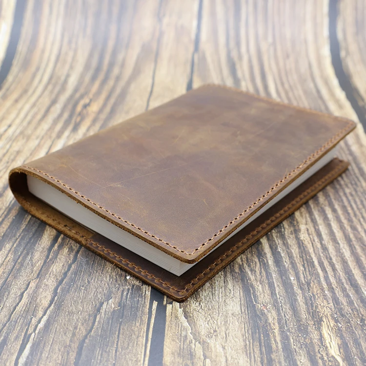 Leather Book Sleeve Customised Genuine Leather Journal