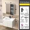 SKU-05-71 cm ceramic basin - white cabinet