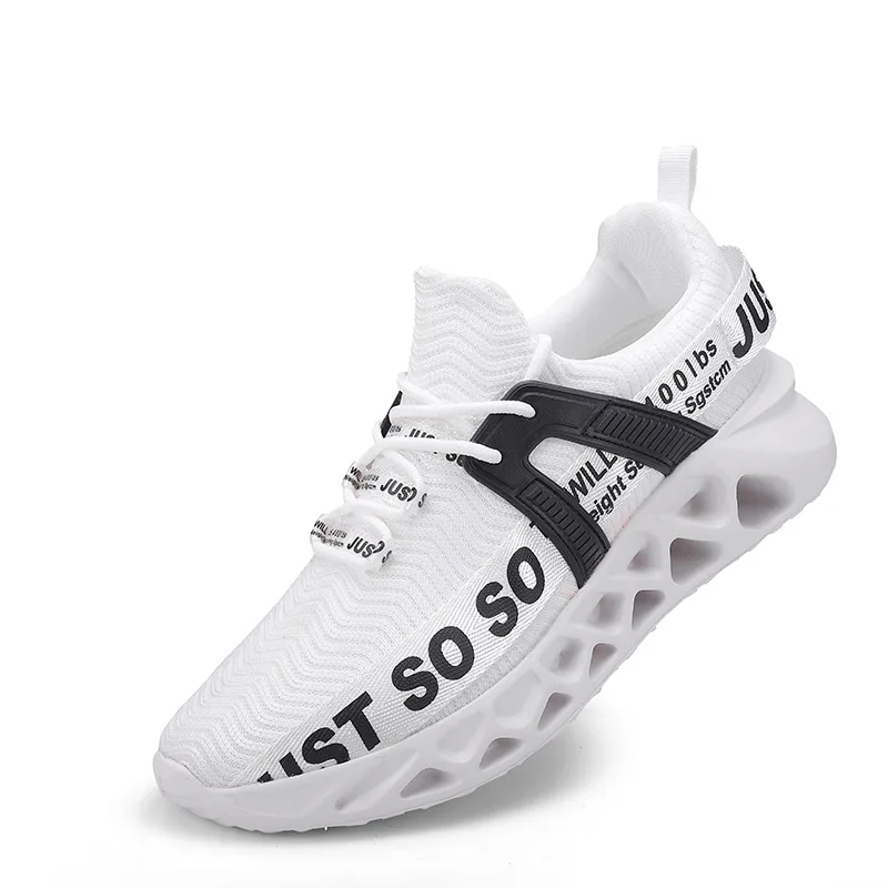 Кроссовки мужские летающие, плетеные дышащие, Повседневная Молодежная обувь для бега, для пар, большие размеры 48