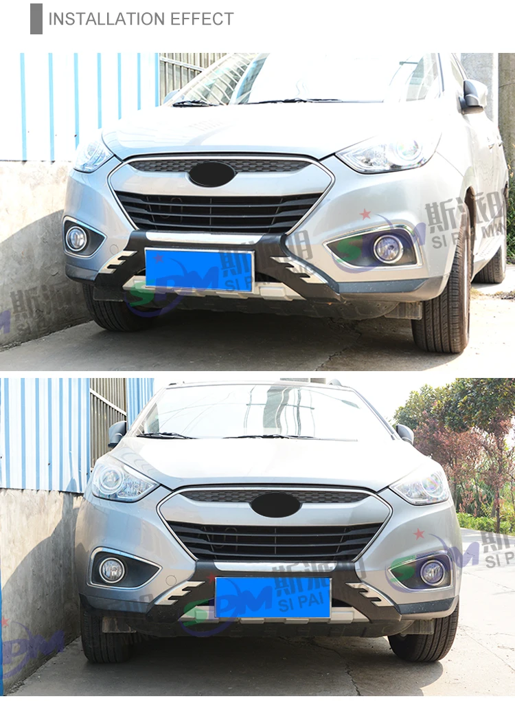 Spm Front And Rear Bumper Guard Protector For Hyundai Ix35 Tucson 2010