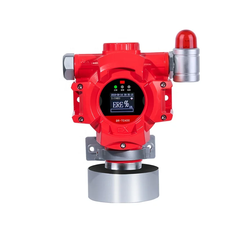 4 Gas Detector Fixed Multi Gas Detector LEL CO O2 H2S Detector With LCD Display RS485