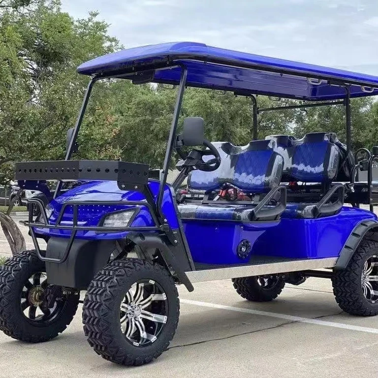WELIFTRICH 5 Seater 6 Seater 6 Passenger Golf Cart 4 Wheel Electric Golf Cart Optional off Road