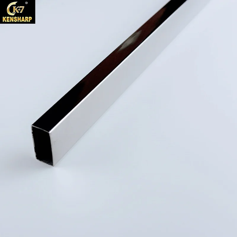 Kensharp Square Guide Rail Track Assembly Accessories Sliding Glass Shower Door Hot Satin Polish Black Heavy Runner Wheels Track
