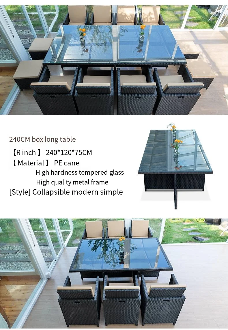 Profession Modern Outdoor Furniture High Back Wicker Patio Outdoor