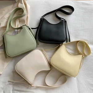 Summer 2026 Ladies Hand Bags Simple Fashion Ladies Shoulder Bag Pu Leather Bags For Women's Handbags