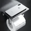 Thin copper-plated chrome single tissue holder [14cm]