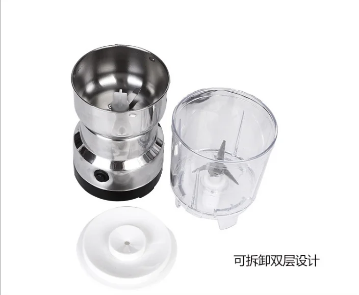 Factory Support 2 in 1 Food Processor Stainless Steel Coffee Spice Grinder Electric Coffee Bean Grinder