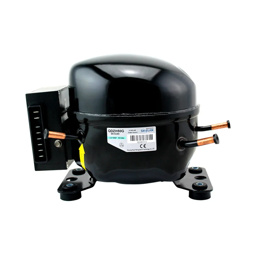 Factory Price Commercial Refrigerator Compressor Inverter 12/24V DC R134a Refrigerant for Restaurant and Hotel Use