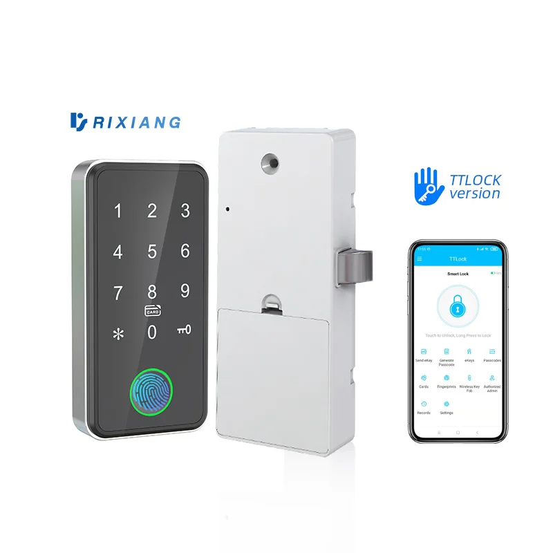 Smart Keypad Code Digital Number Furniture Biometric Rfid Locker Digital Drawer Smart Finger Print Fingerprint Cabinet Door Lock