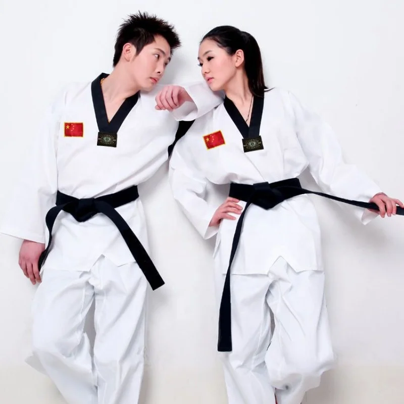 QUTENG Dise&amp;ntilde;o Uniforme De Taekwondo Korean Taekwondo Dress Ktk Uniform Taekwondo