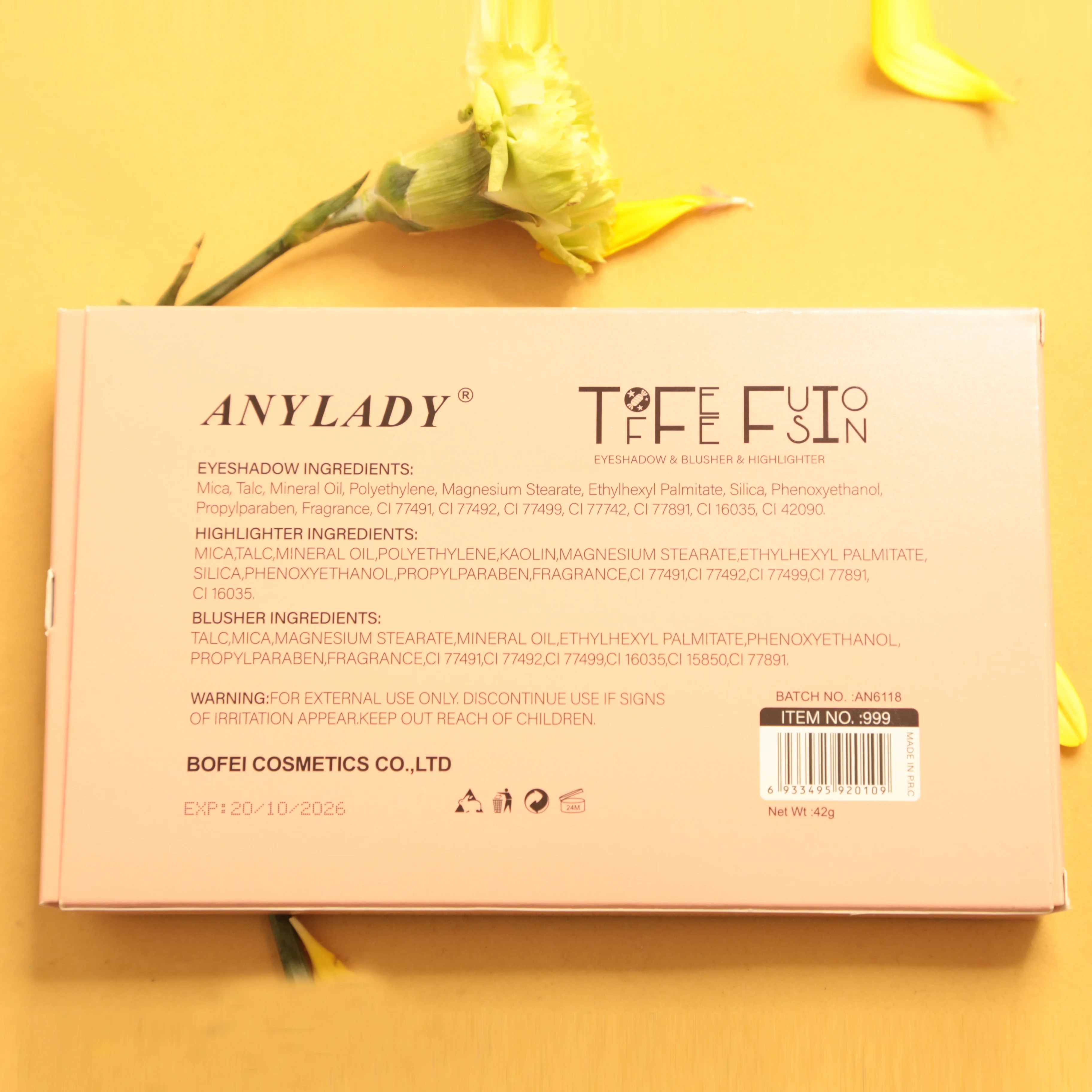 Anylady Luxury Lasting Eyeshadow Highlighter &blusher Cosmetics Sets ...