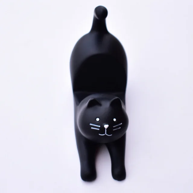 ins birthday gift girl ornaments Zakka grocery decole resin lazy cat mobile phone bracket