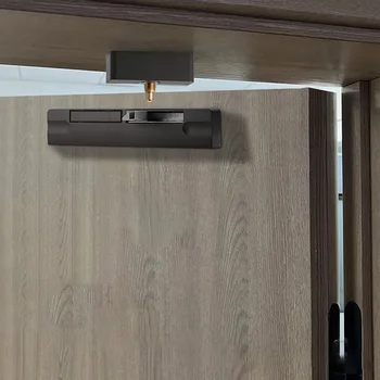 Modern Automatic Door Closer & Stop Buffer for Hotel Use Silent Hardware with Positioning Features