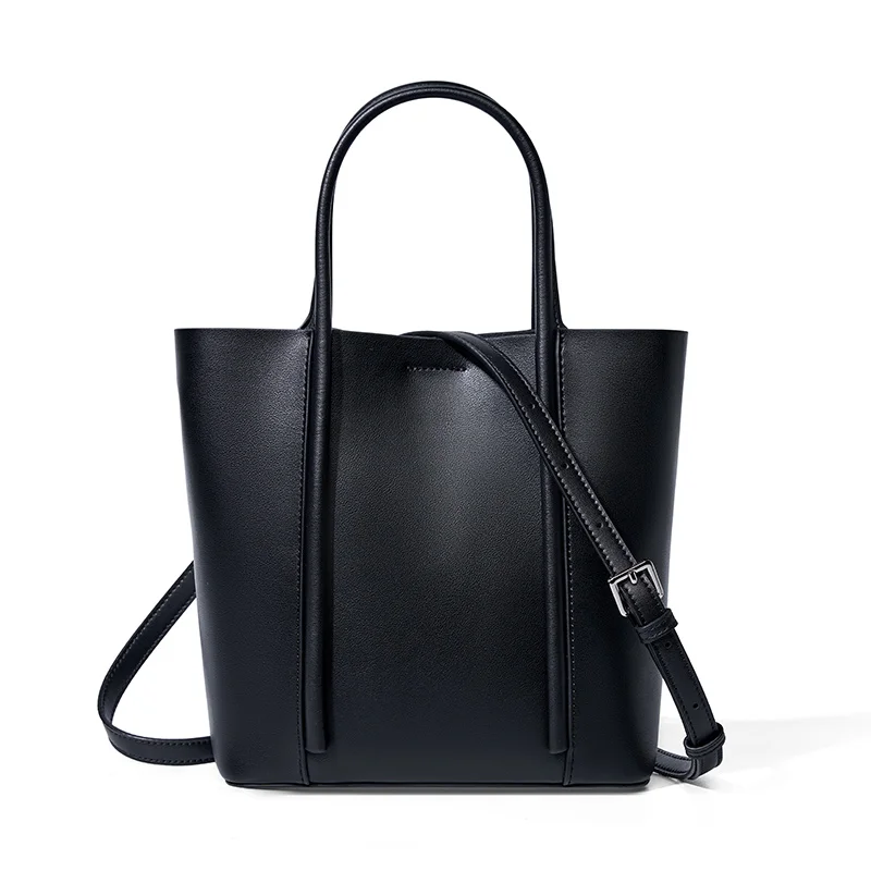 Ladies Handbag Leather Women’s Tote Female Shoulder Bag Leather Hand Bag Tote Shoulder Bag
