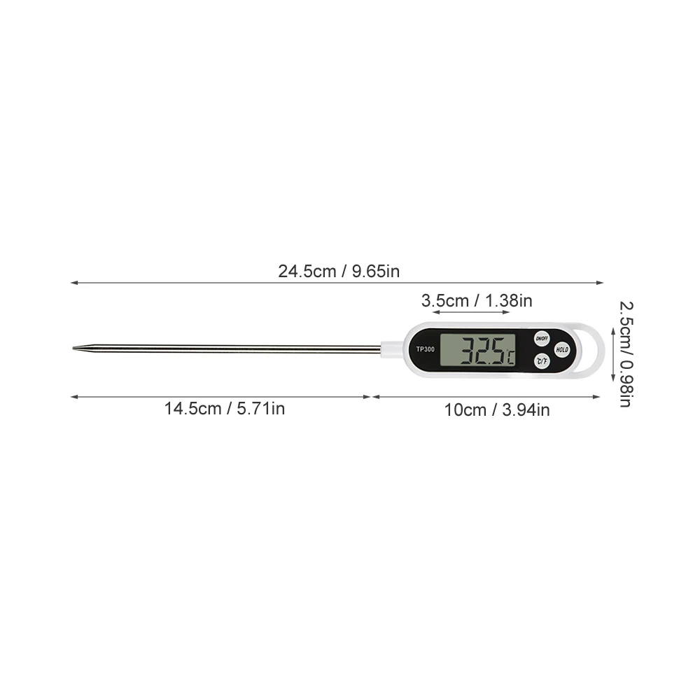 Digital Thermometer, Food Grade, Pen Style, CE Certified, TP300